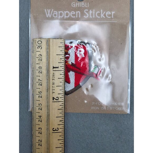 Ghibli Park Porco Rosso Savoia S.21 Seaplane Embroidered Iron-On Sticker Patch - Picture 3 of 5